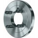 Faux-plateau en fonte à cône court DIN 55027 et DIN 55022, avec goujon à téton et écrou à embase, Ø A/cône : 160/4 mm, DIN 55027 hauteur B 25 mm