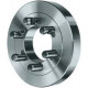 Faux-plateau en fonte à cône court, DIN 55029 et ASA B 5,9 D 1, avec goujon à téton pour Camlock, Ø A/cône : 160/4 mm, DIN 55029 hauteur B 28 mm