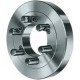 Faux-plateau en fonte à cône court, DIN 55029 et ASA B 5,9 D 1, avec goujon à téton pour Camlock, Ø A/cône : 160/5 mm, DIN 55029 hauteur B 28 mm