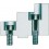 Vis de fixation pour mors rapportés, vis filetée 1, Taille : 315 mm, Filetage vis 1 M12 x 45