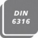 Bride de serrage DIN6316 9x80mm AMF 1 PCS