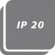 Multiprises Oversal 6f. avec interrupteur Blanc1,4m