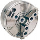Mandrin à crémaillère à trois mors DURO-T avec cône court DIN 55027, goujon à téton et écrou à embase, Taille : 250 mm, Fixation cône court 6