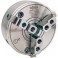 Mandrin à crémaillère à trois mors DURO-T avec cône court DIN 55027, goujon à téton et écrou à embase, Taille : 250 mm, Fixation cône court 6