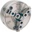 Mandrin à crémaillère à trois mors DURO-T avec dispositif de centrage cylindrique DIN 6350, Taille : 160 mm, Pouces 6.1/4