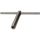 Accessoire pour mandrin de tour à 3 mors DURO, clé standard, Taille : 250 mm, Quatre pans 14 mm
