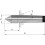 Coins durs, type 665, pointe pleine, MK : 3, A 24,1 mm, B 125 mm, d1 : 23,825 mm, l1 : 44,0