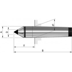 Coins durs, type 667, pointe pleine, MK : 5, A 44,7 mm, B 200 mm, D : 18 mm, d1 : 44,399 mm, l1 : 70,5 mm