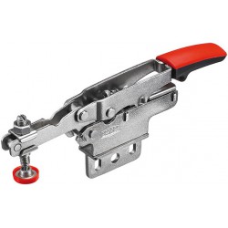 Dispositif de serrage à grenouillère horizontal avec bras ouvert et base verticale 35mm Bessey