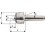 Pointe tournante, Taille : 102, MK 2, a 65,0 mm, b : 45 mm, d : 20 mm, g : 17,780 mm, k : 24,0 mm, Ecart de concentricité maximum : 0,005 mm