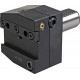 Porte-outils VDI forme AR à droite pour outils de décolletage, VDI : 50, h1 32 mm, b1 100 mm, b2 : 50 mm, h5 : 43 mm, h6 : 45 mm, l1 : 44 mm, l2 : 50 mm
