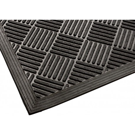 Tapis d'entrée en caoutchouc  9mm Turtle 1500x900mm noir