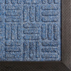 Tapis d'entrée en caoutchouc  8mm Turtle 1500x900mm bleu