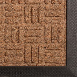 Tapis d'entrée en caoutchouc  8mm Turtle 1500x900mm marron