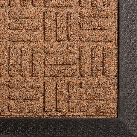 Tapis d'entrée en caoutchouc  8mm Turtle 1500x900mm marron