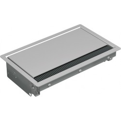 Passe cable bureau gris argent