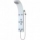 Colonne de douche Lanzarote Thermostat Glas, Blanc