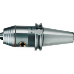 Mandrin de perceuse court pour rotation à droite / à gauche, modèle de précision, DIN 69871 A, Capacité de serrage d1 : 0,5-13,0 mm, ISO 40