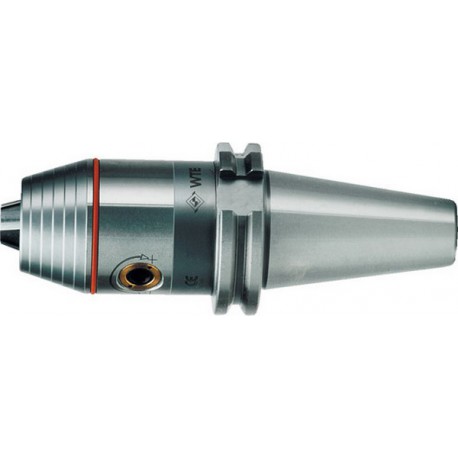 Mandrin de perceuse court pour rotation à droite / à gauche, modèle de précision, DIN 69871 A, Capacité de serrage d1 : 0,5-13,0 mm, ISO 40