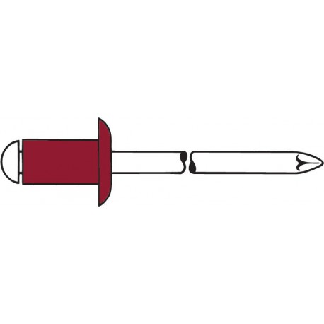 Rivet Nickel-cuivre/A2 4,8 x25mm Gesipa(Par 250)