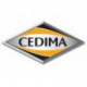 Plateau diamanté EC 73 125mm, 30x7x6,5mm Cedima