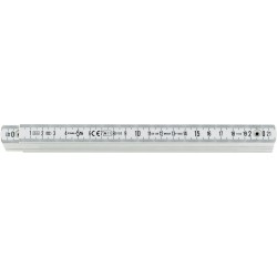 Mètre pliant Bois Blanc 2m/16mm SB CircumPRO