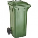 Bac Poubelle WAVE 120-l Plastique vert