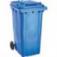 Bac Poubelle WAVE 240-l Plastique bleu