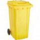 Bac Poubelle WAVE 240-l Plastique jaune