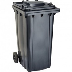 Bac Poubelle WAVE 240-l Plastique gris