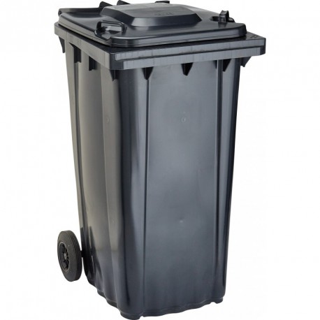 Bac Poubelle WAVE 240-l Plastique gris