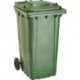 Bac Poubelle WAVE 240-l Plastique vert