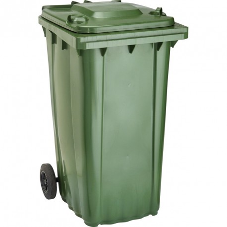 Bac Poubelle WAVE 240-l Plastique vert
