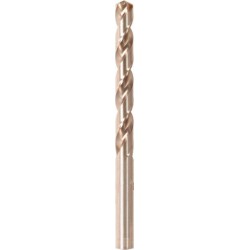 Foret hélicoïdal avec queue cylindrique courte, en acier à coupe rapide à 5 % de cobalt, type Ti, DIN 338, surface sans revêtement, Ø h8 : 6,70 mm