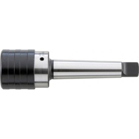 Mandrin de taraudage à changement rapide et compensation de Long. élastique, tige MK, DIN 228-B, pour taraud M14-M33, Queue CM 4