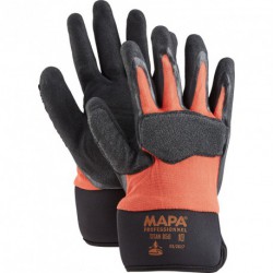 Gants de protection Titan 850  Taille  9, noir-orange (par 12)