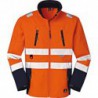 Veste de travail Pittsburgh,Softshell orange fluo/navy, Taille L