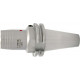 Mandrin hydraulique à expansion avec arrosage central SK 40, modèle étroit, d1 : 8 mm, ISO 40, d2 28 mm, d3 : 49,5 mm, l1 : 80 mm, l2 : 37 mm