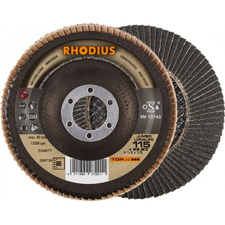 Disque à lamellese JUMBO LL 115mm K 80 Rhodius