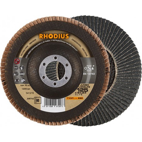 Disque à lamellese JUMBO LL 125mm K 80 Rhodius