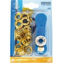 Oeillet + rondelle MS-galvanisé (SB) 11,0mm a 18 Unités