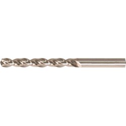 Foret hélicoïdal avec queue cylindrique, en acier à coupe rapide à 5 % de cobalt, type VA, DIN 338, surface sans revêtement, Ø h8 : 1,50 mm