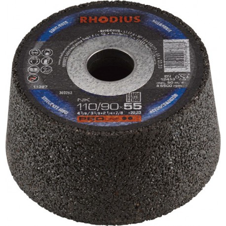 Meule abrasive NK 110/90 x 55 mm Rhodius