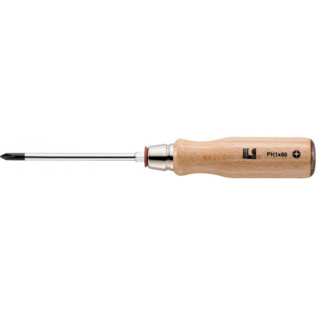 Tournevis poignée bois PH2x100mm CircumPRO