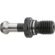 Tirettes courtes, ISO : 40, Norme JIS B 6339, g M16, d : 15 mm, d1 : 10 mm, d2 : 17 mm, l : 60 mm, l1 : 35 mm, l2 : 28 mm
