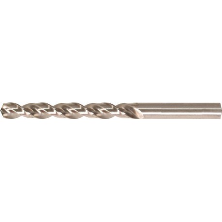 Foret hélicoïdal avec queue cylindrique, en acier à coupe rapide à 5 % de cobalt, type VA, DIN 338, surface sans revêtement, Ø h8 : 3,50 mm