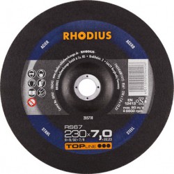 Disque de coupe RS67 230 x 7,0mm Acier Rhodius(Par 10)