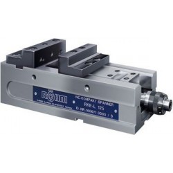 Etau compact pour machines NC RKE-L avec mors étagés, Larg. : des mors : 125 mm, Hauteur des mors 40 mm, Capacité de serrage 216 mm