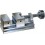 Etau de précision PL-G à broche filetée, Taille : 0, Larg. : des mors 60 mm, Capacité de serrage 55 mm, Hauteur des mors : 25 mm, Hauteur totale : 50 mm