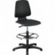 Chaises Labsit 3 Blanc Plastique-cuir,avec pieds